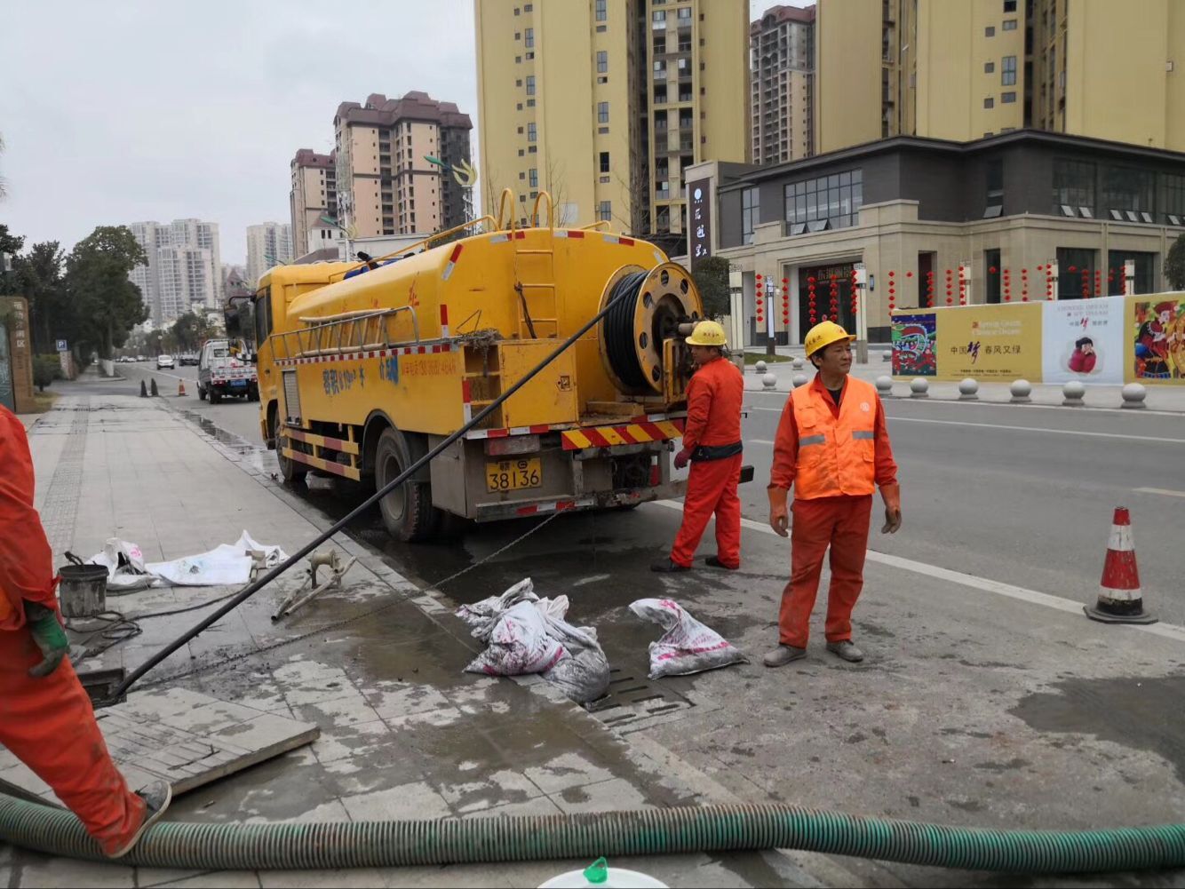 晋州排污管道清淤-管道清洗