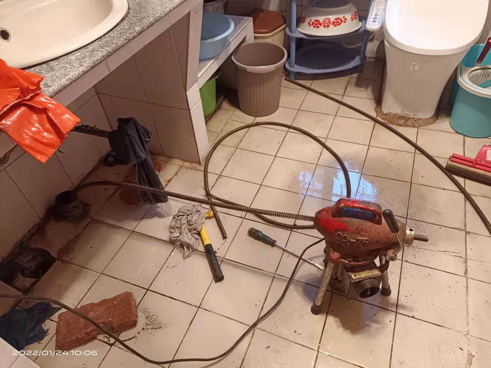 晋州疏通厨房下水道，地漏疏通